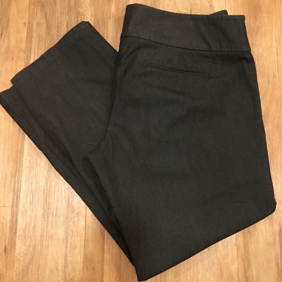 Torrid Black Pinstripe Trouser Pants - Picture 3 of 7